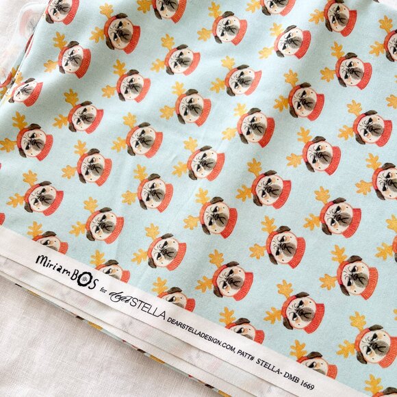 3.4 yd - Pugs Holiday - Pugs Pattern - Fabric - Picture 4 of 4